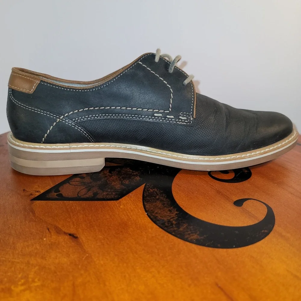 Fretz Men Gore-Tex Surround Oxford Shoes Leather Swiss LaceUp